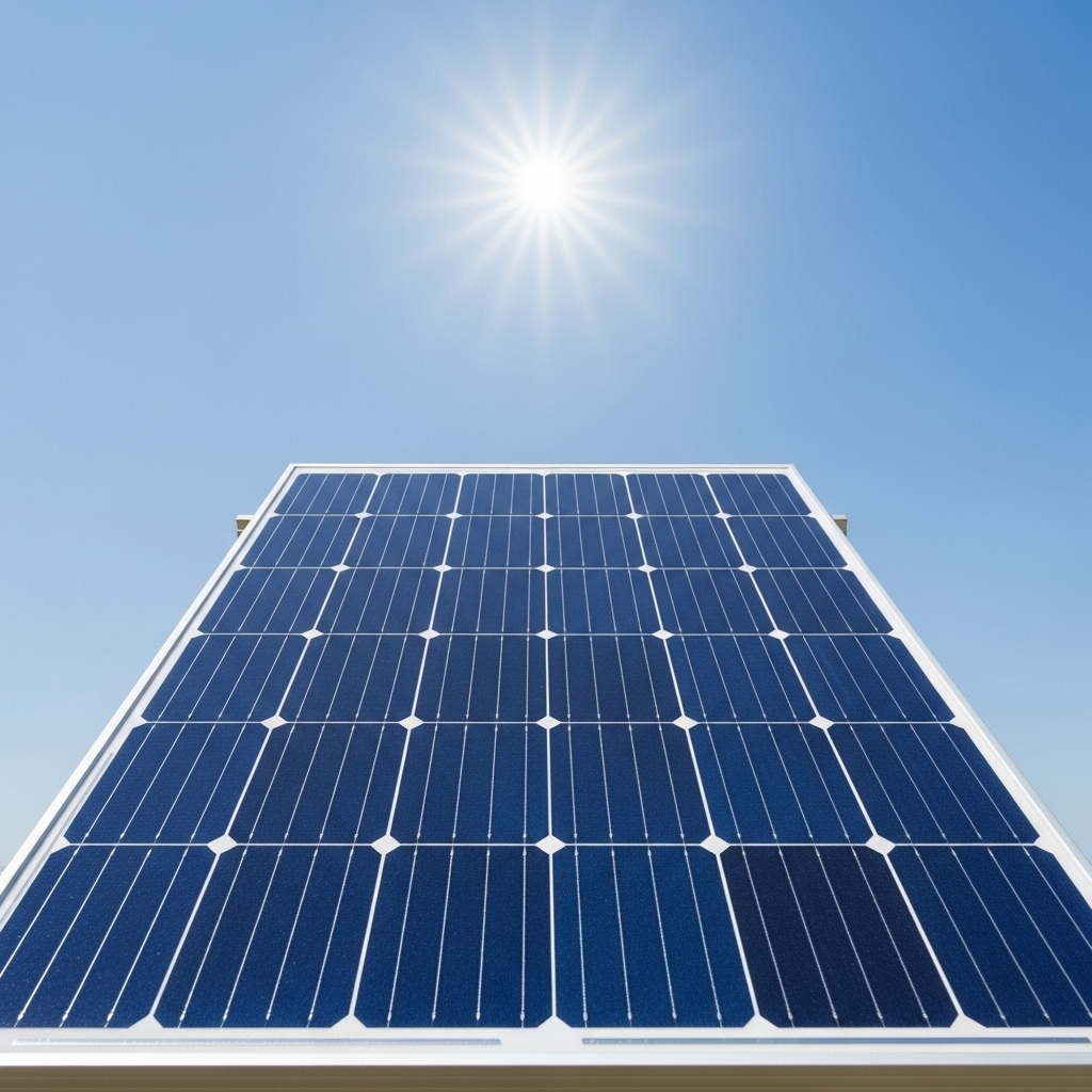 panneaux solaires monocristallins